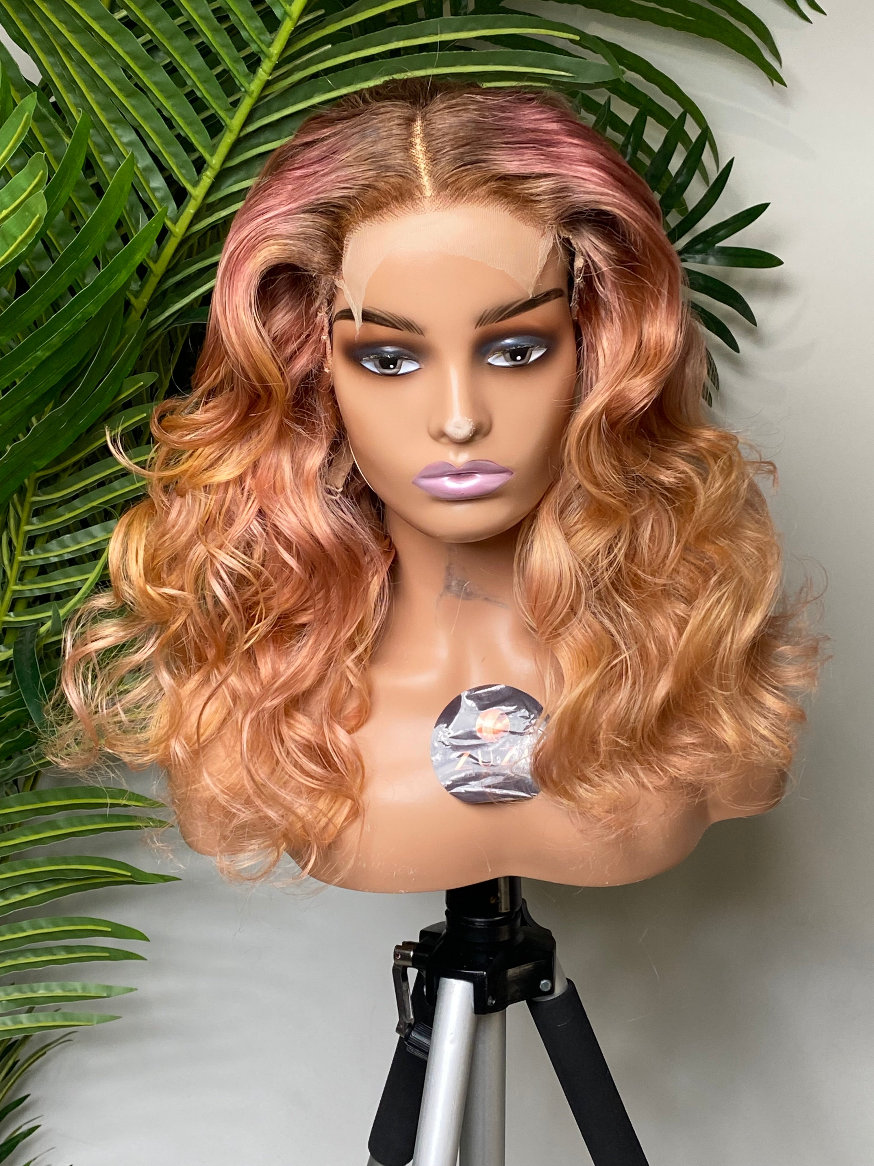 16” Amalia 5x5 Closure Wig.