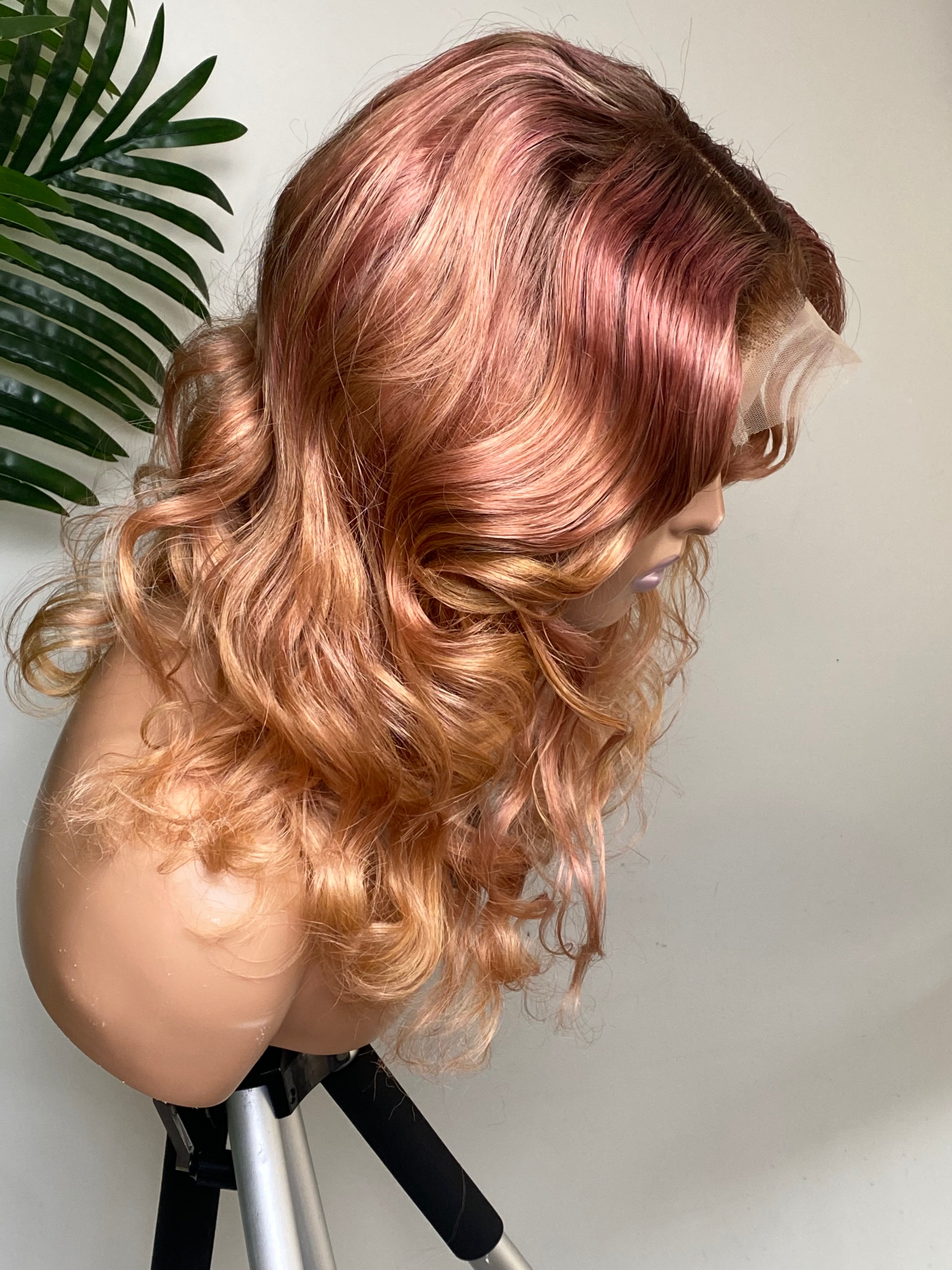 16” Amalia 5x5 Closure Wig.